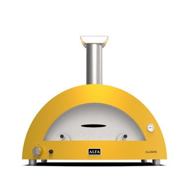 Alfa Moderno 5 Pizze Propane Pizza Oven W/ Natural Gas Conversion Kit - Fire Yellow - FXMD-5P-MGIA-U